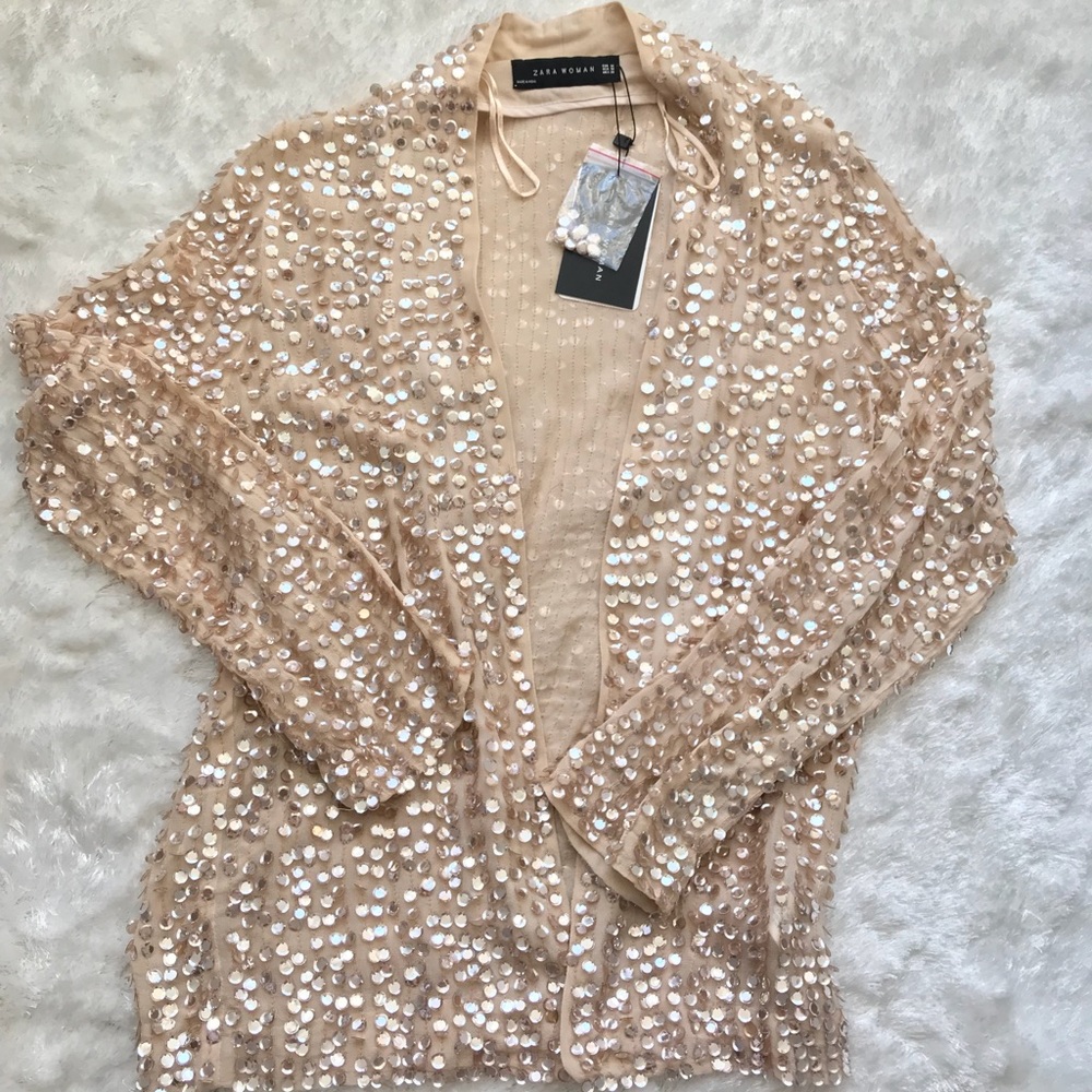 ZARA Sequin Blazer